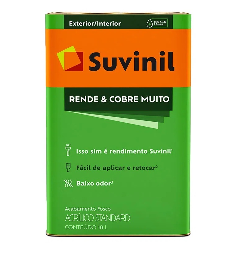 TINTA SUVINIL RENDE E COBRE MUITO 18 LITROS - GELO | Casa Rios