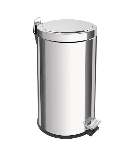 LIXEIRA INOX COM PEDAL COM ACABAMENTO POLIDO E BALDE INTERNO REMOVÍVEL 20 L - TRAMONTINA BRASIL