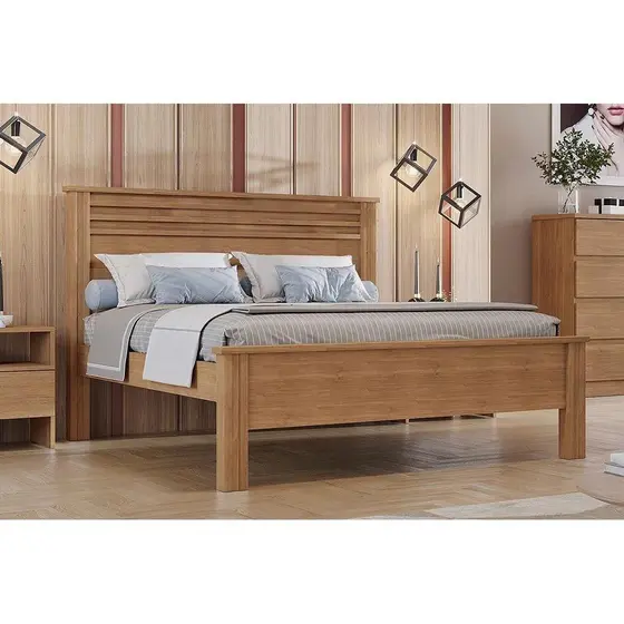 CAMA CASAL VERONA PLUS 138X188 CUMARU - NOVO HORIZONTE